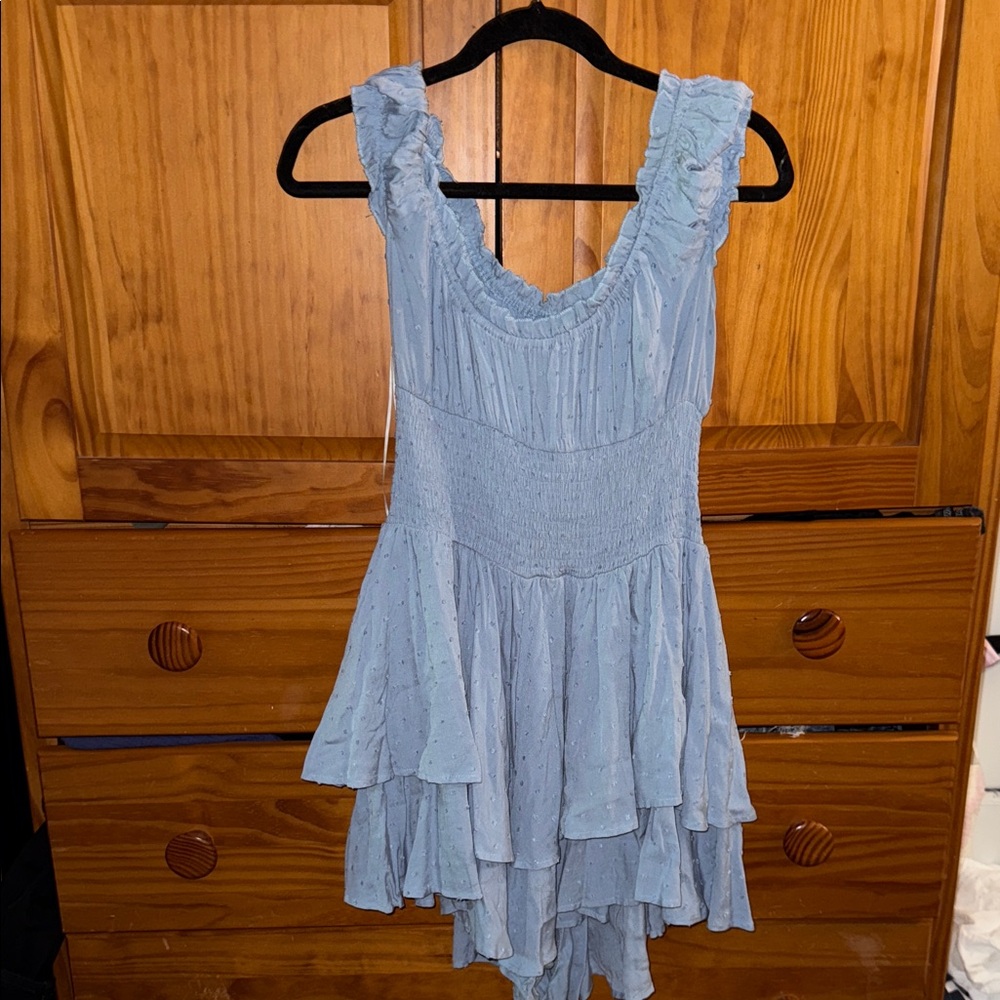 Princess Polly Light Blue Asymmetrical Dress